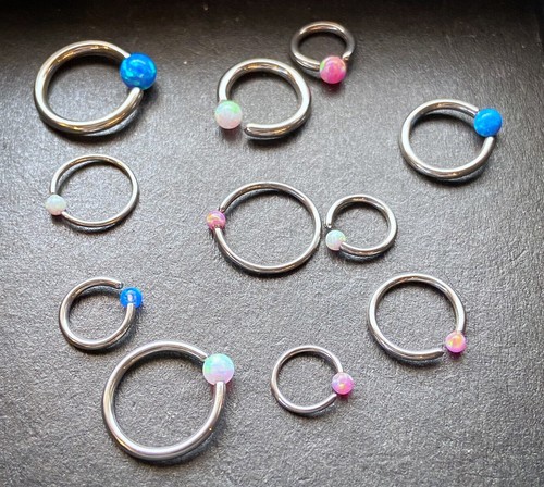 1pz anello fisso - fisso, opale