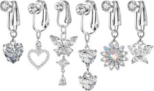 6 Pcs Piercing Ombelico Finto