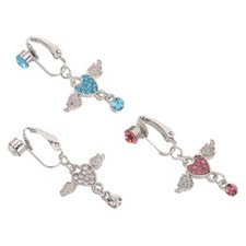 3 pezzi di finto piercing per