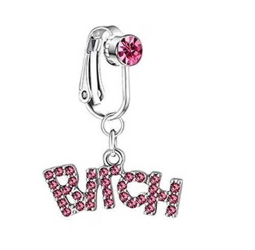 Piercing ombelico pancia finto