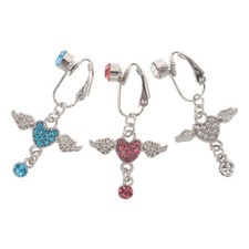 3 pezzi di finto piercing