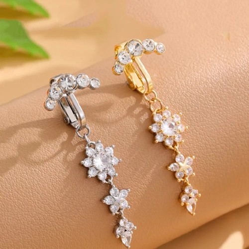 Piercing clip moda catena - moda,