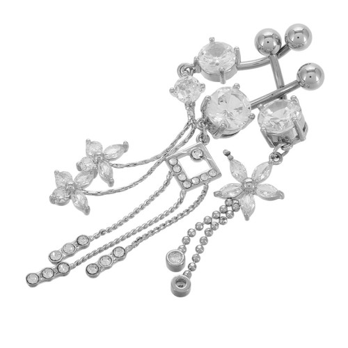 Pcs belly bars - belly, dangle