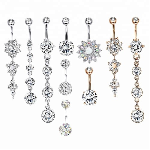 Pezzi anello bottone pancia - pezzi,