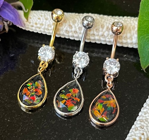 1pz arcobaleno glitter opalite - glitter,