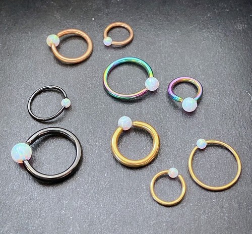 1pz anello fisso opale - anello,