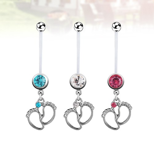 Pezzi piercing pancia - pezzi, finta