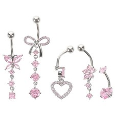  5 Pcs Anelli Per Ombelico in