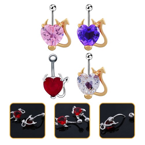 Pcs belly button ring - 4,