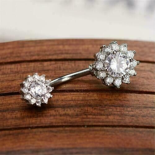 14k placcato oro bianco 1ct - 14k,