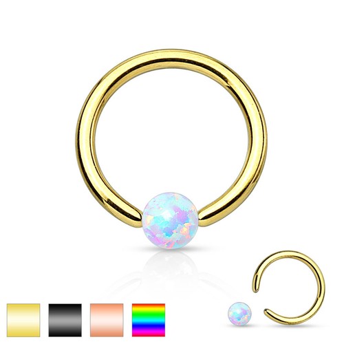 Anello perle prigioniere naso