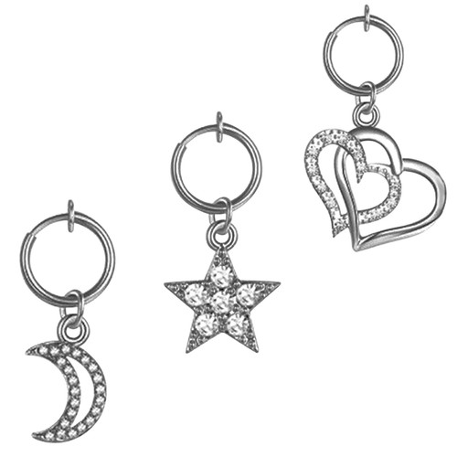 3pcs clip belly button - on,